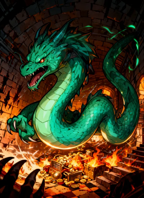 CC0AIMon card art of Emeraldine #234
