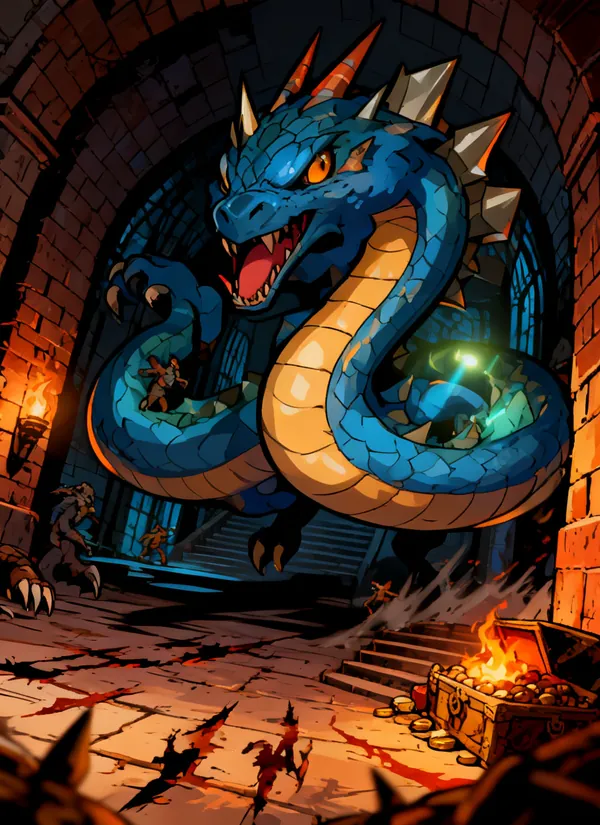 CC0AIMon card art of Slitherfang #238