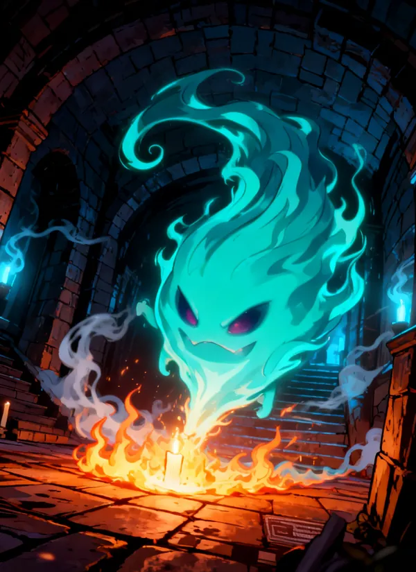 CC0AIMon card art of Blightflare #246