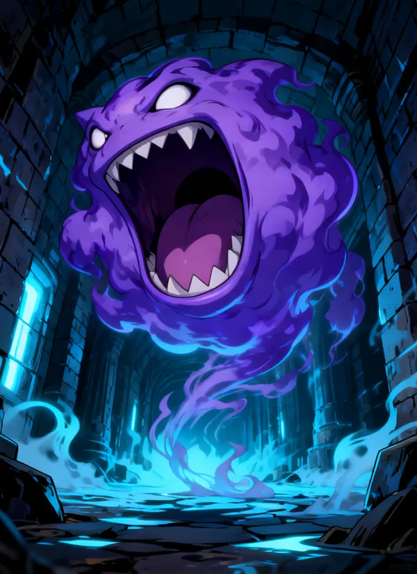 CC0AIMon card art of Miasmaw #256